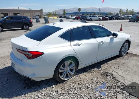 2021 Acura Tlx Technology Package из США, поврежденный, VIN 19UUB6F45MA007875